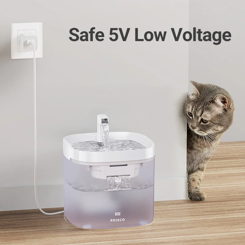 Smart Automatic Pet Water Fountain with Filter System | Dual-Mode Drinking Fountain for Cats & Dogs