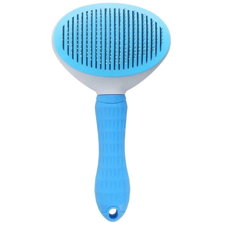 Self-Cleaning Pet Hair Remover Brush | One-Click Fur Release for Dogs & Cats