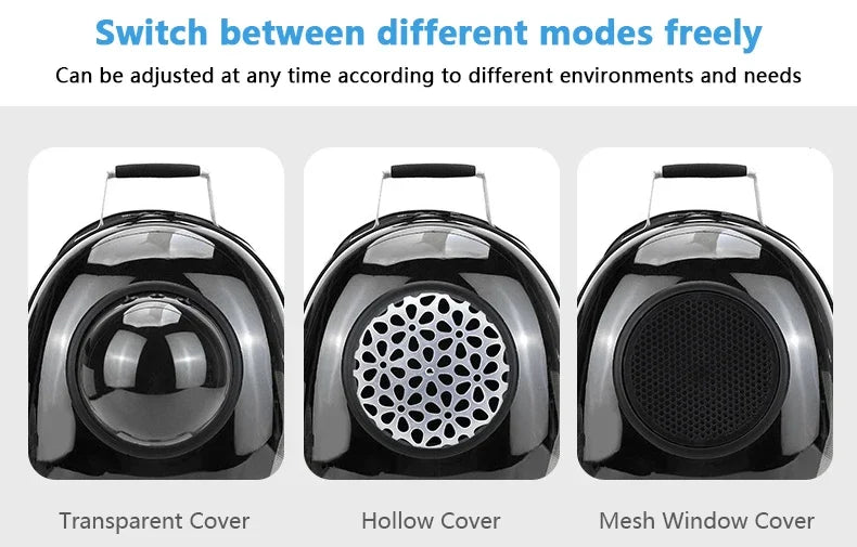 Transparent Bubble Pet Carrier Backpack | Breathable Travel Bag for Cats & Small Pets