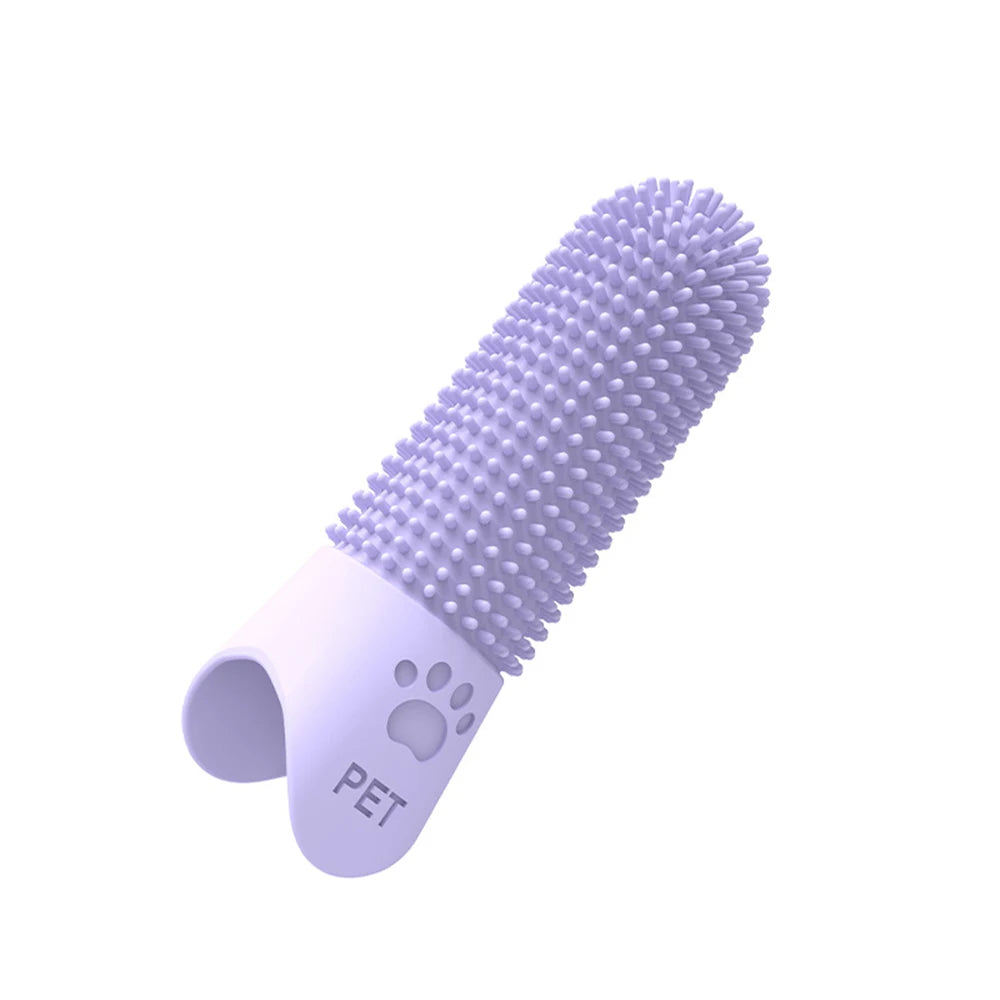 Silicone Finger Pet Toothbrush | Gentle Dental Cleaning Tool for Dogs & Cats