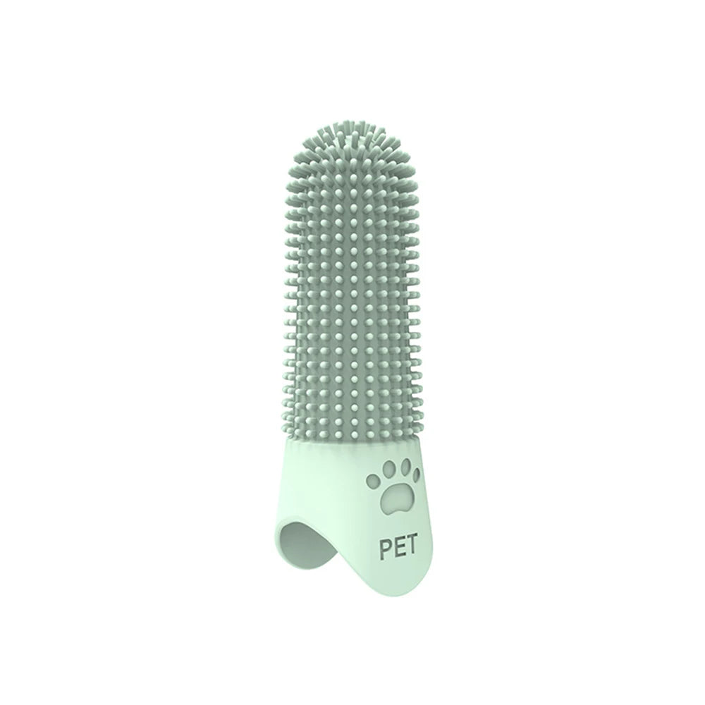 Silicone Finger Pet Toothbrush | Gentle Dental Cleaning Tool for Dogs & Cats