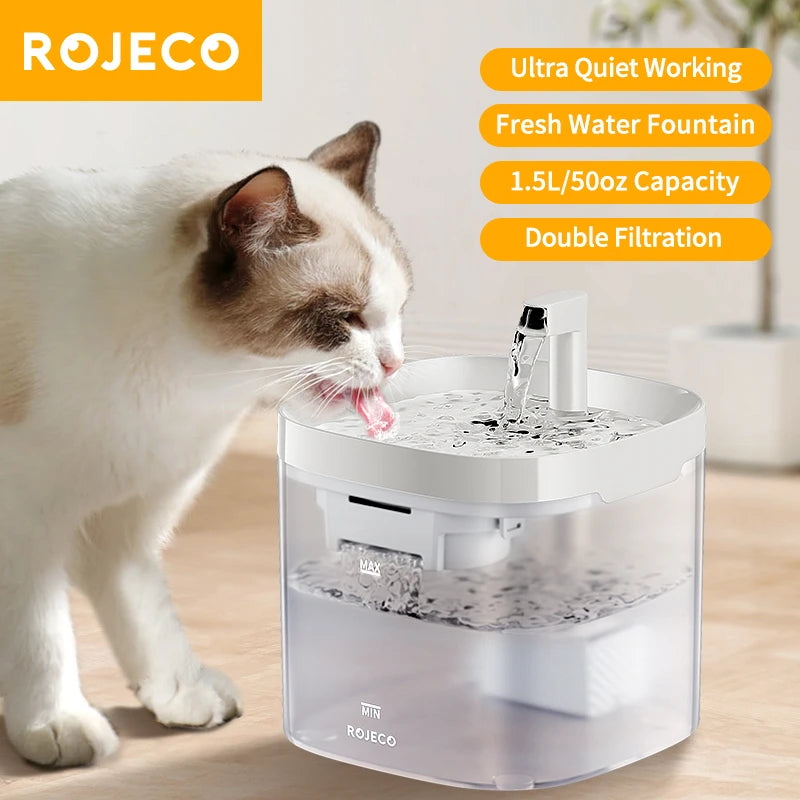 Smart Automatic Pet Water Fountain with Filter System | Dual-Mode Drinking Fountain for Cats & Dogs