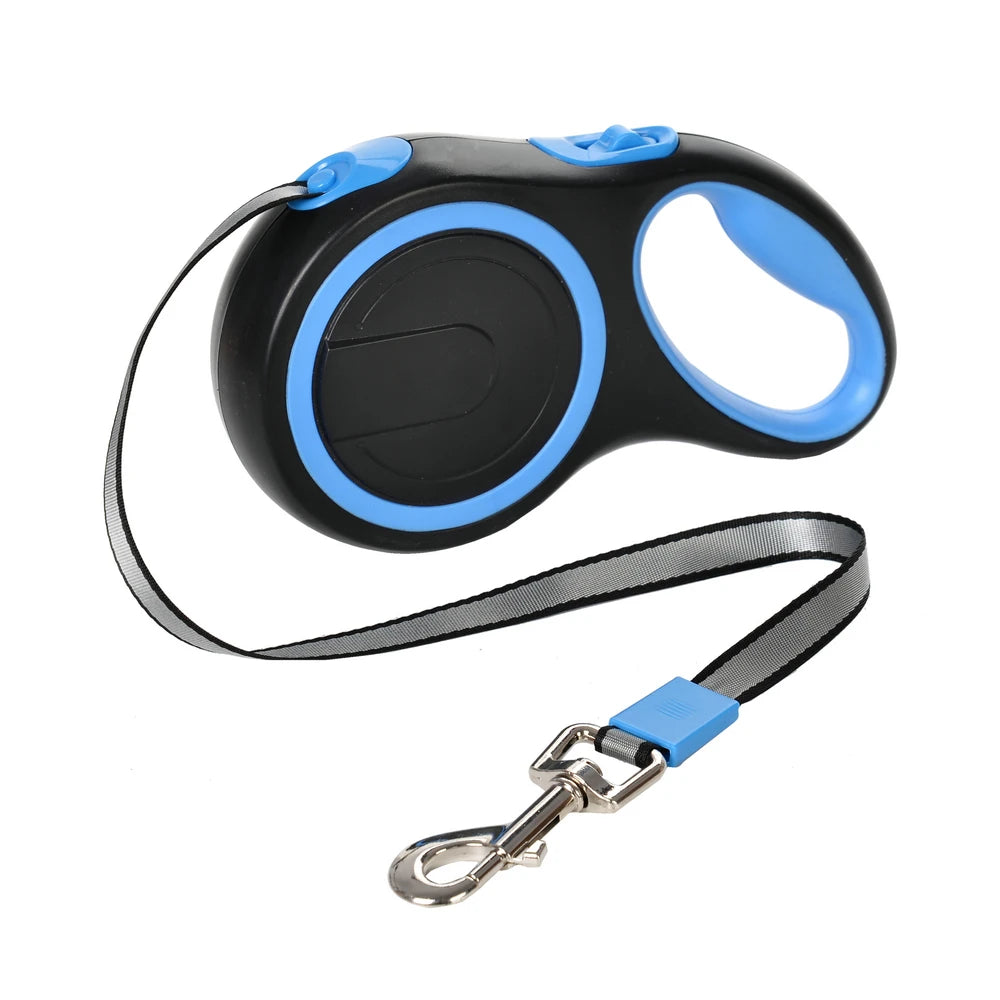 Retractable Pet Leash for Dogs & Cats | Durable Extendable Nylon Leash for All Sizes