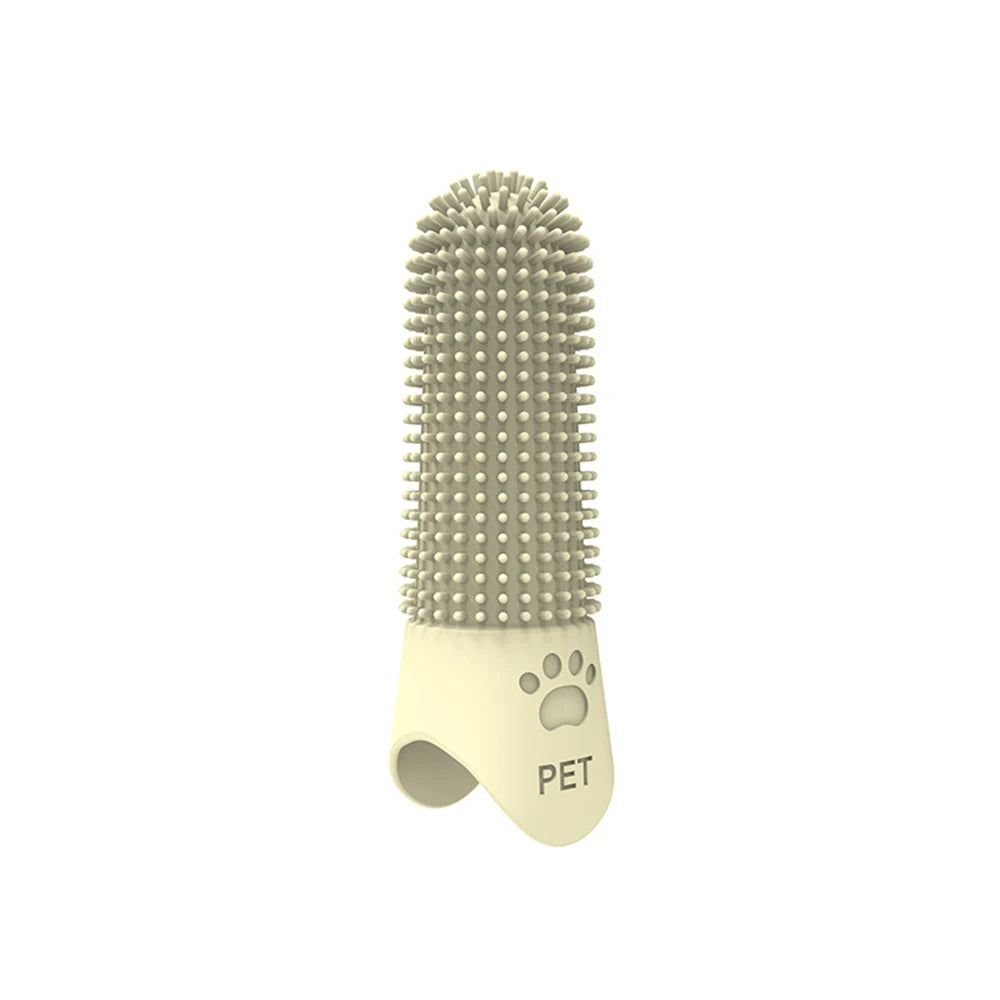 Silicone Finger Pet Toothbrush | Gentle Dental Cleaning Tool for Dogs & Cats