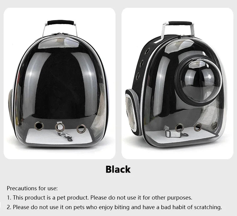 Transparent Bubble Pet Carrier Backpack | Breathable Travel Bag for Cats & Small Pets