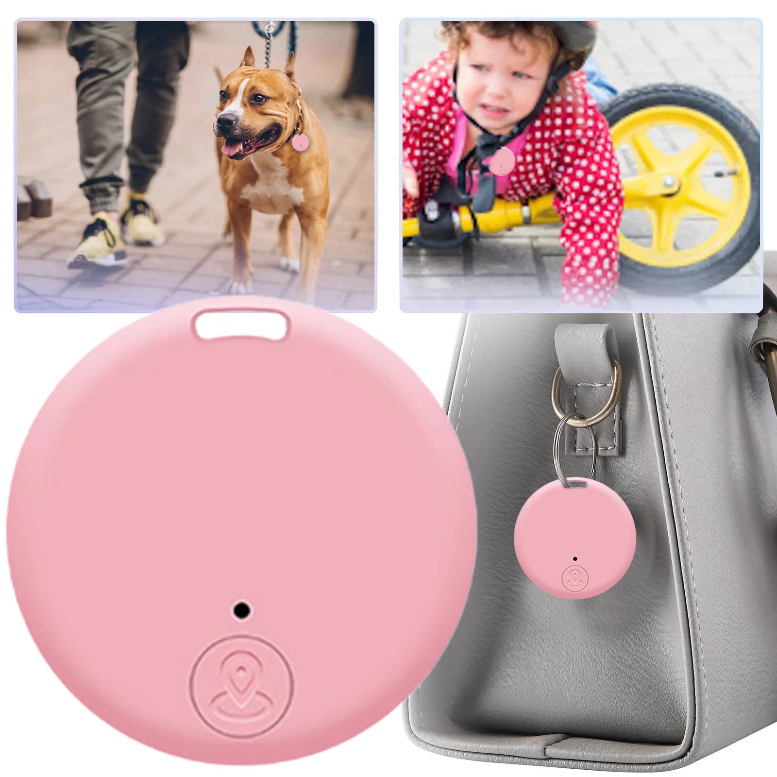 Mini Bluetooth Anti-Lost Tracker | Smart Locator for Pets, Keys & Bags