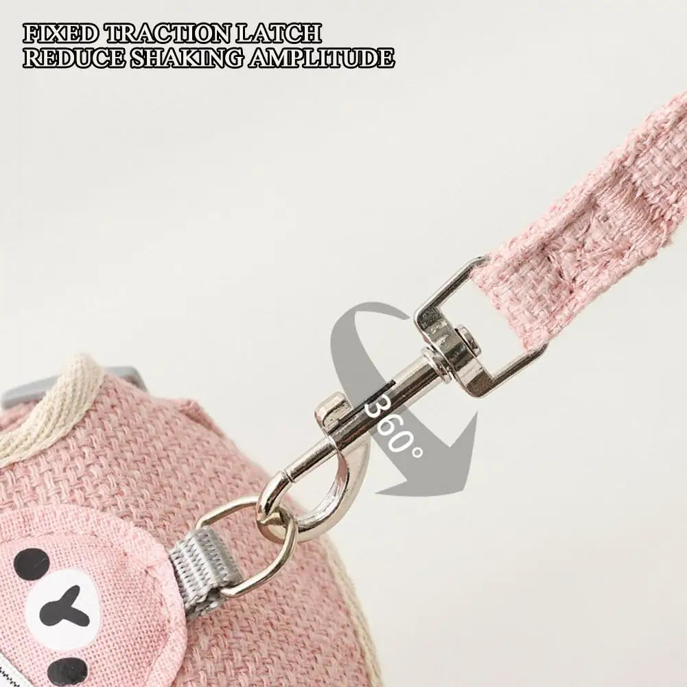 Adjustable Breathable Pet Harness Vest | No-Pull Vest Harness with Leash for Cats & Small Dogs