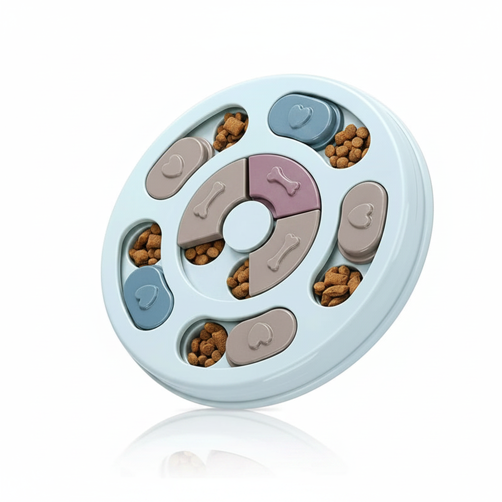 Interactive Slow Feeder Puzzle Bowl for Dogs