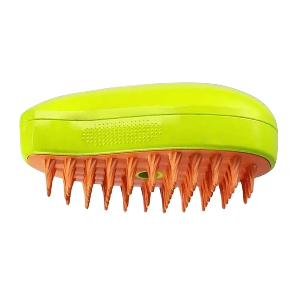 3-in-1 Electric Steam Pet Grooming Brush | Brush, Clean & Massage for Dogs & Cats