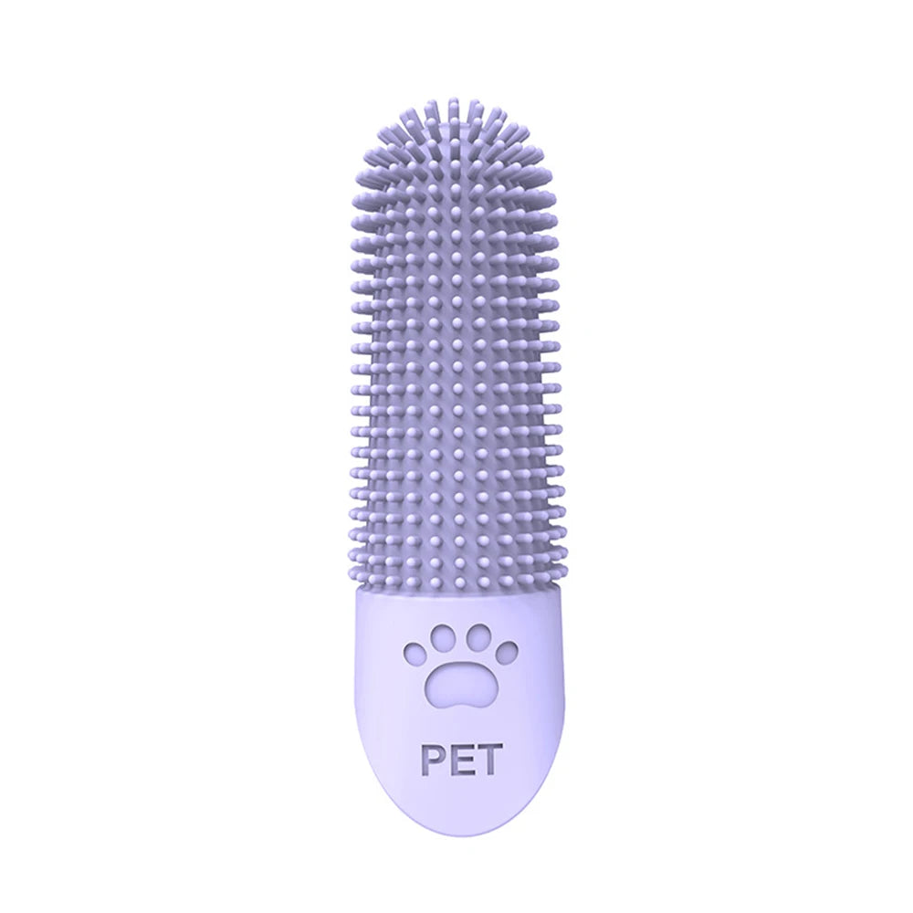 Silicone Finger Pet Toothbrush | Gentle Dental Cleaning Tool for Dogs & Cats