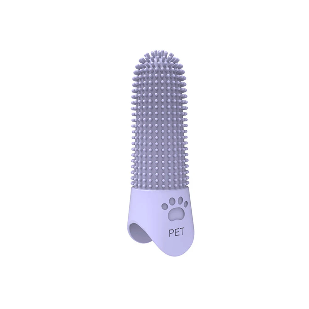 Silicone Finger Pet Toothbrush | Gentle Dental Cleaning Tool for Dogs & Cats