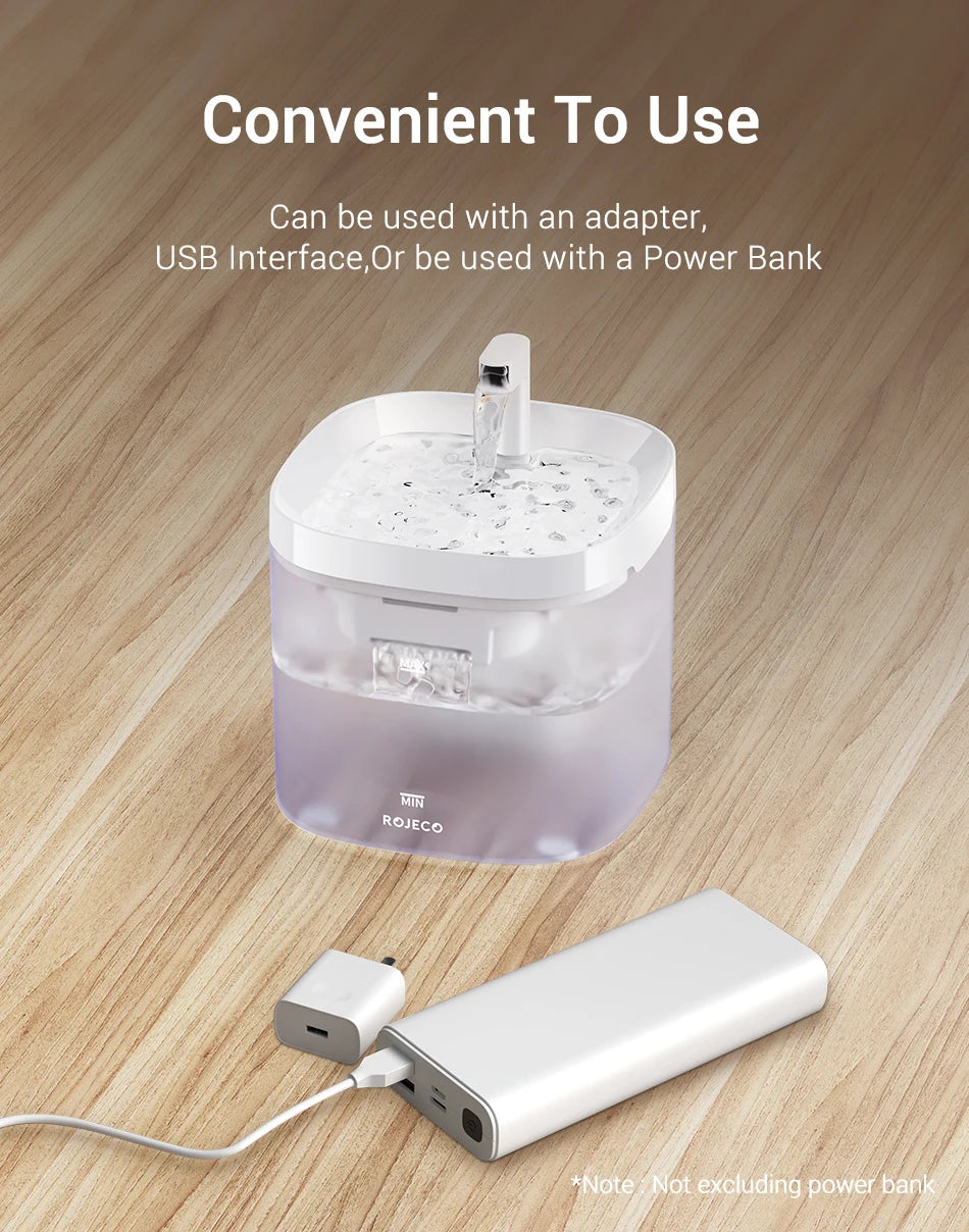 Smart Automatic Pet Water Fountain with Filter System | Dual-Mode Drinking Fountain for Cats & Dogs
