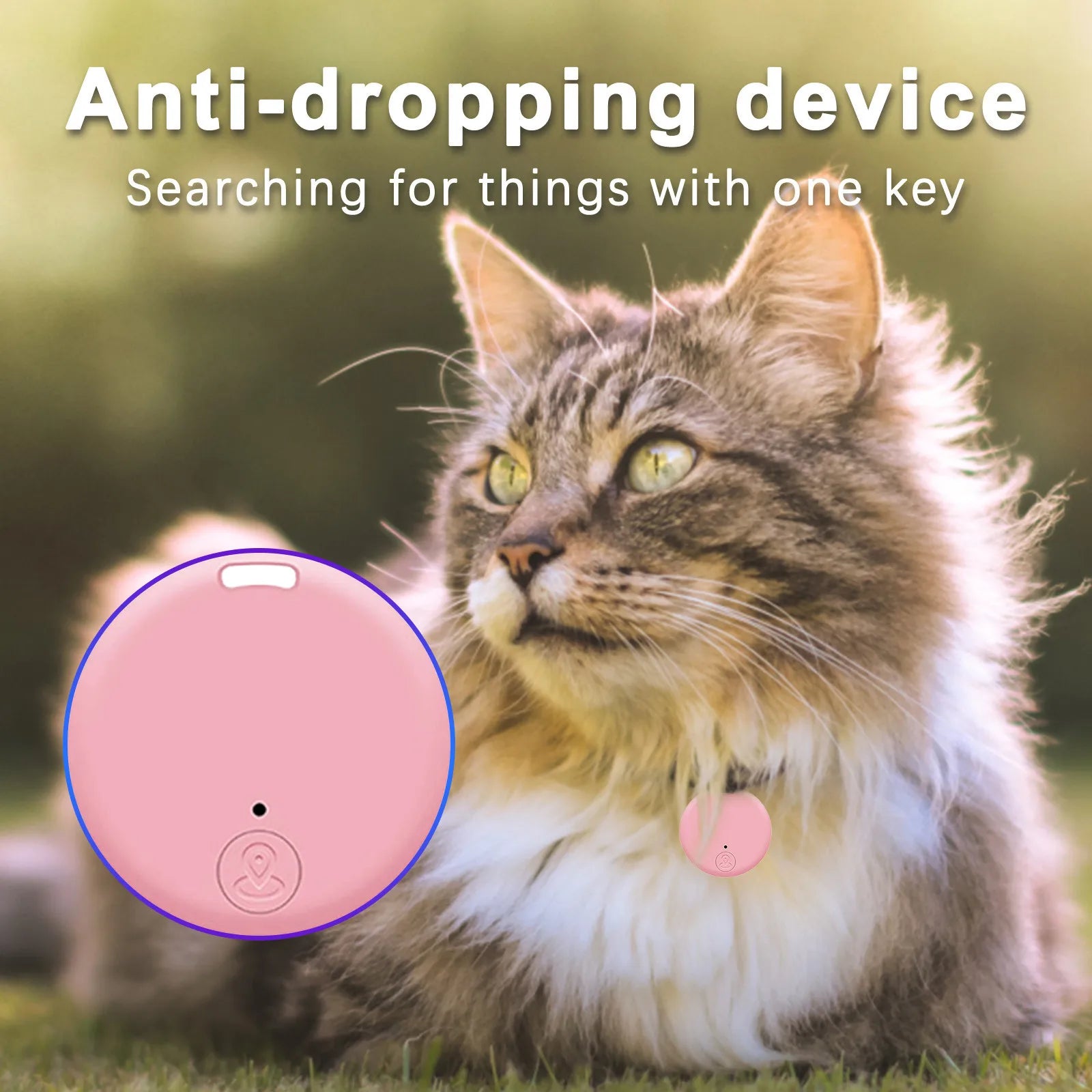 Mini Bluetooth Anti-Lost Tracker | Smart Locator for Pets, Keys & Bags