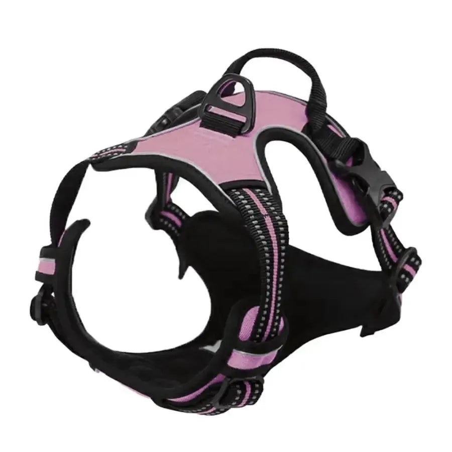 Dog Harness Vest Set with Matching Collar & Leash | Complete Walking Set for Small & Medium Dogs