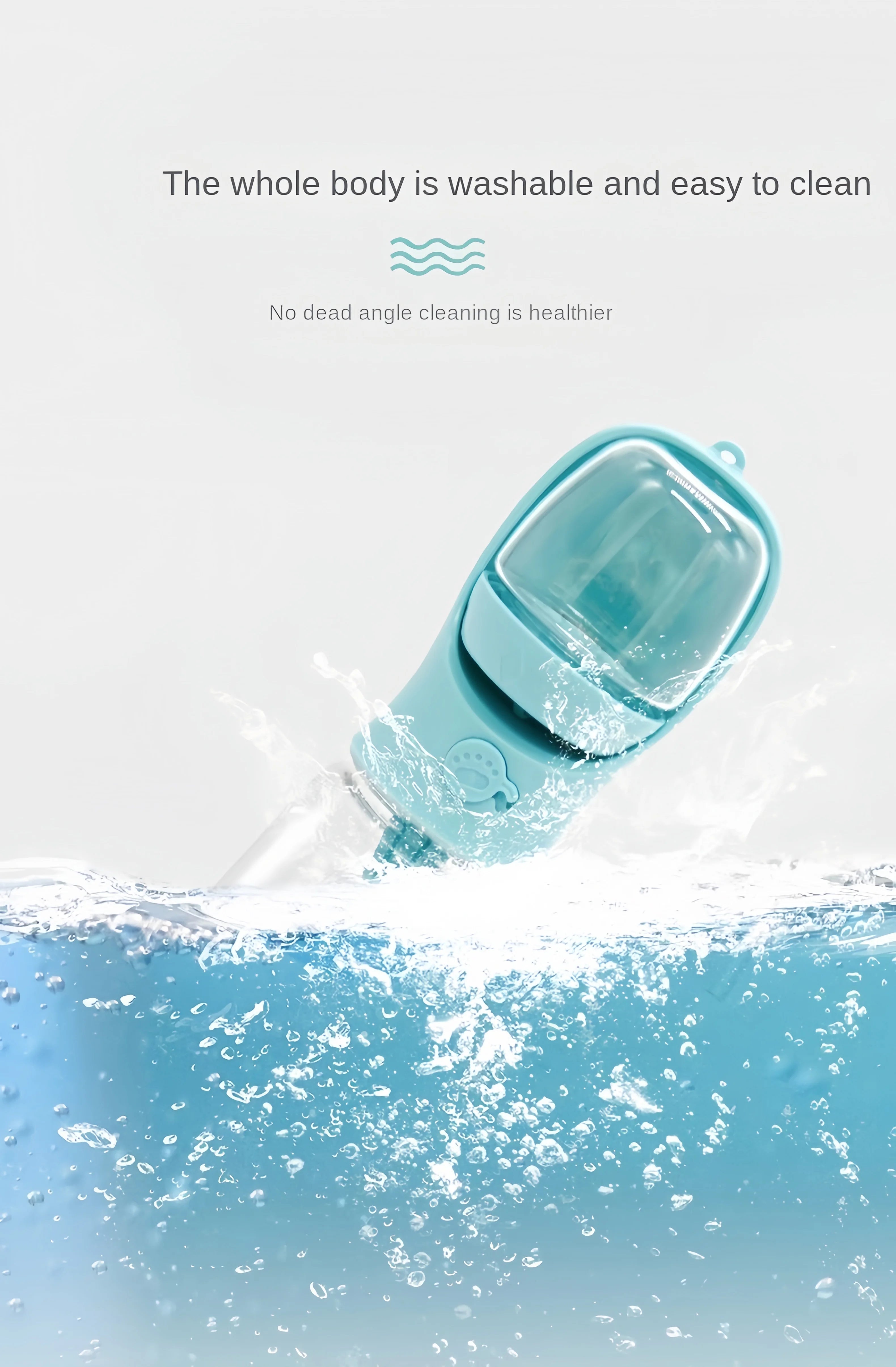 Portable Pet Water & Food Bottle for Travel | 2-in-1 Leak-Proof Dispenser for Dogs & Cats
