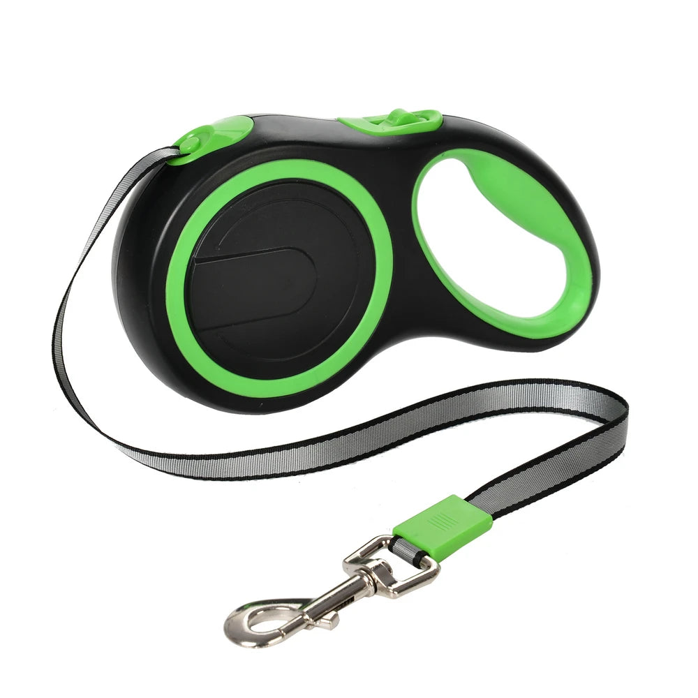 Retractable Pet Leash for Dogs & Cats | Durable Extendable Nylon Leash for All Sizes