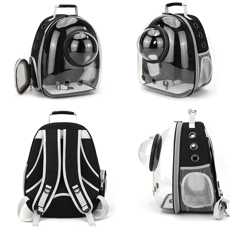 Transparent Bubble Pet Carrier Backpack | Breathable Travel Bag for Cats & Small Pets