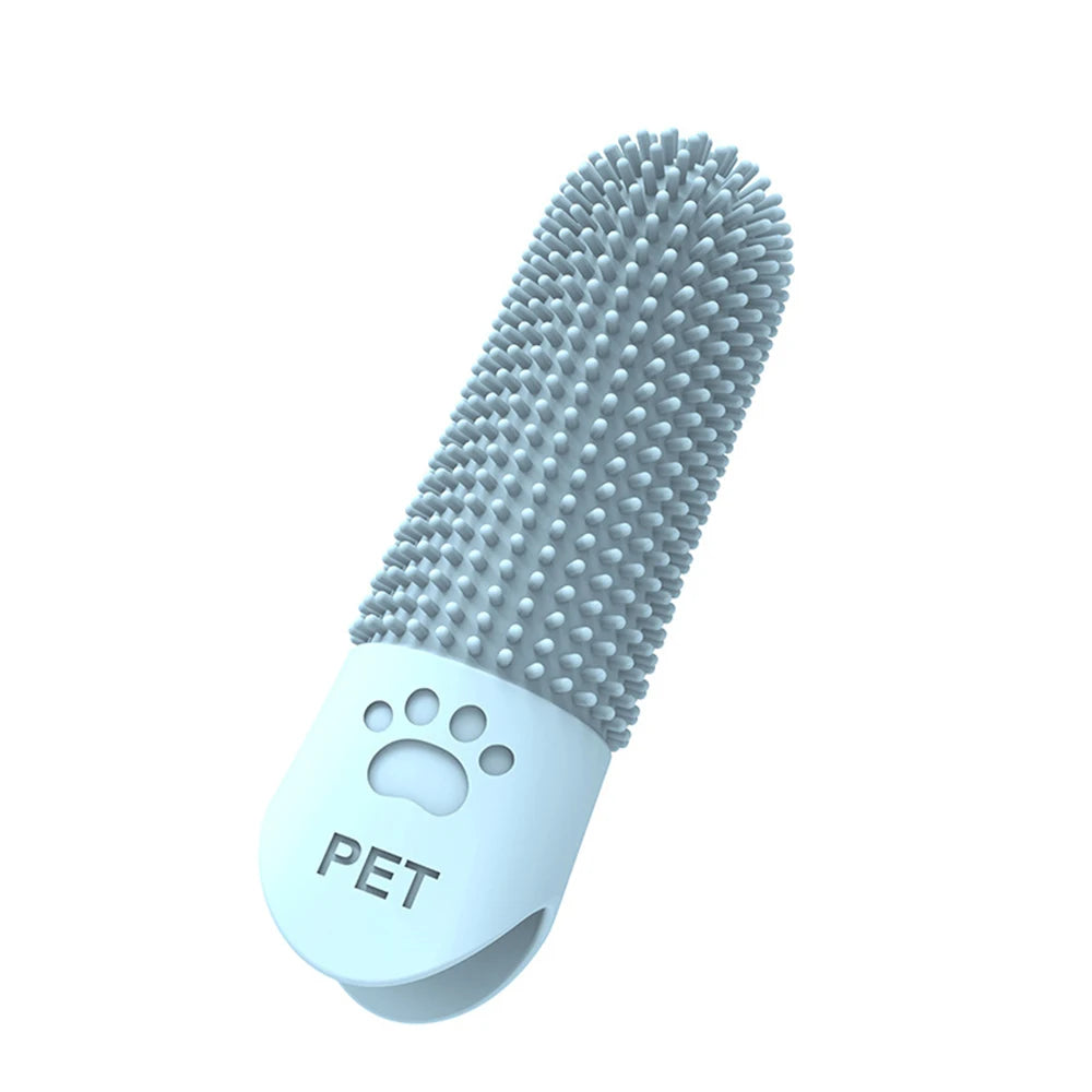 Silicone Finger Pet Toothbrush | Gentle Dental Cleaning Tool for Dogs & Cats