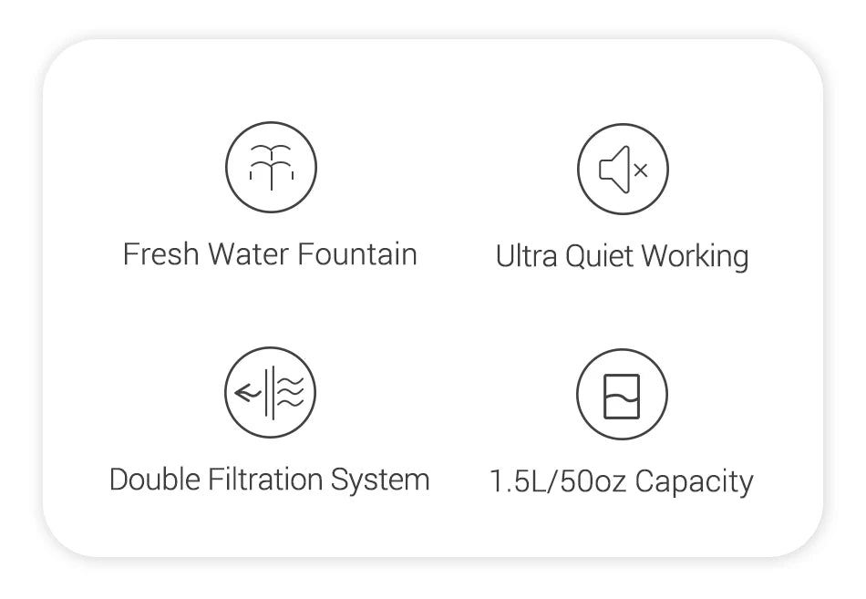 Smart Automatic Pet Water Fountain with Filter System | Dual-Mode Drinking Fountain for Cats & Dogs