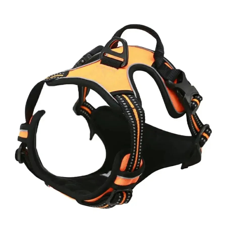 Dog Harness Vest Set with Matching Collar & Leash | Complete Walking Set for Small & Medium Dogs