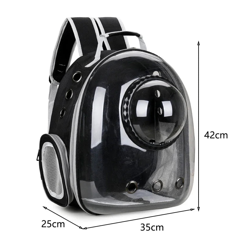 Transparent Bubble Pet Carrier Backpack | Breathable Travel Bag for Cats & Small Pets