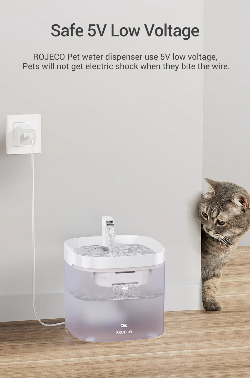 Smart Automatic Pet Water Fountain with Filter System | Dual-Mode Drinking Fountain for Cats & Dogs