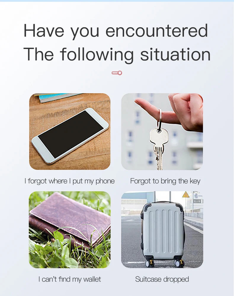 Mini Bluetooth Anti-Lost Tracker | Smart Locator for Pets, Keys & Bags
